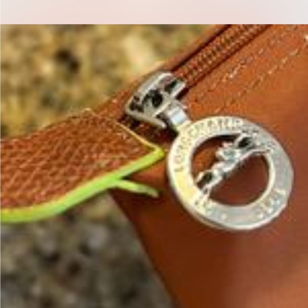 Longchamp le pliage Cognac colored Tote Bag - Picture 6 of 10